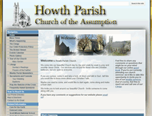 Tablet Screenshot of howthparish.ie